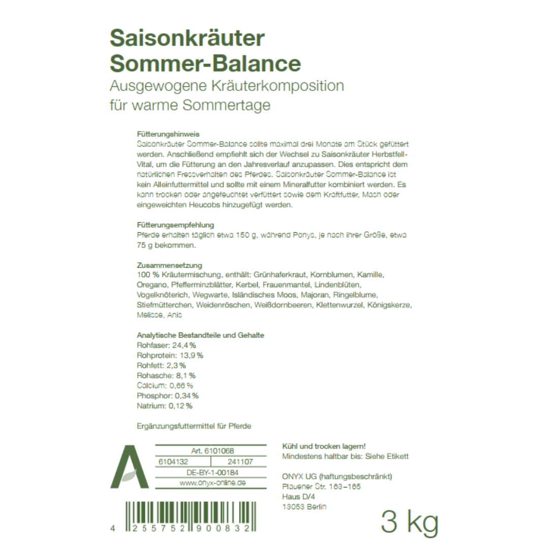 Saisonkräuter Sommer-Balance