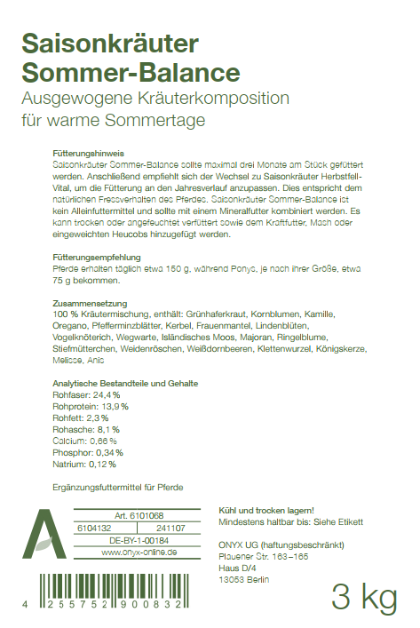 Saisonkräuter Sommer-Balance