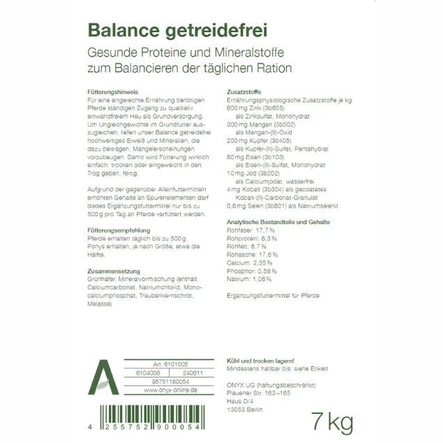 Probepackung Balance getreidefrei