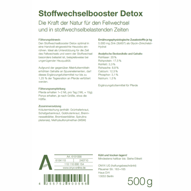 Stoffwechselbooster Detox